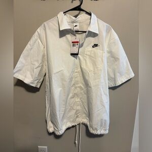 Nike Men's Club Short Sleeve Oxford Button-Down Shirt